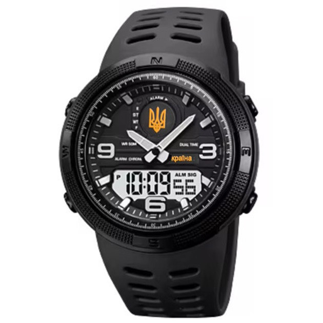 Годинники наручні спортивні SKMEI 5561/1655BKWT, Годинники військові з LM-689 офіційною гарантією Київ - фото 8