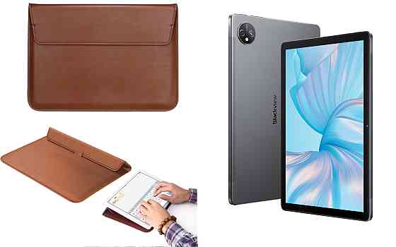 Чохол-конверт VitoCase для Blackview Tab 80, з функцією підставки для планшета Коричневий Київ