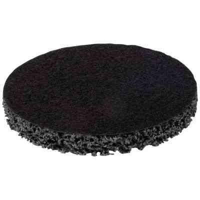 Круг зачистний Sigma з нетканого абразиву (корал) 125мм на липучці чорний м&apos;який (9176261) Вінниця
