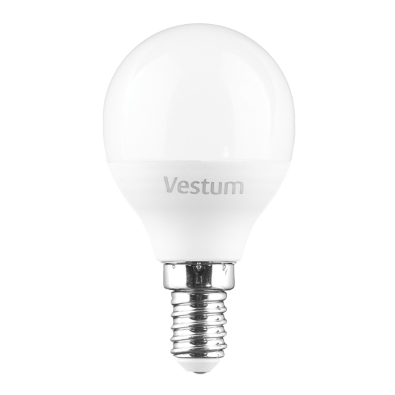 Світлодіодна лампа Vestum G45 8W 3000K 220V E14 1-VS-1212 Київ