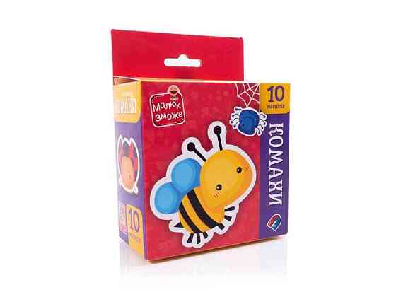 Игра развивающая Комахи набор магнитов VT3106-32 ТМ VLADI TOYS Киев