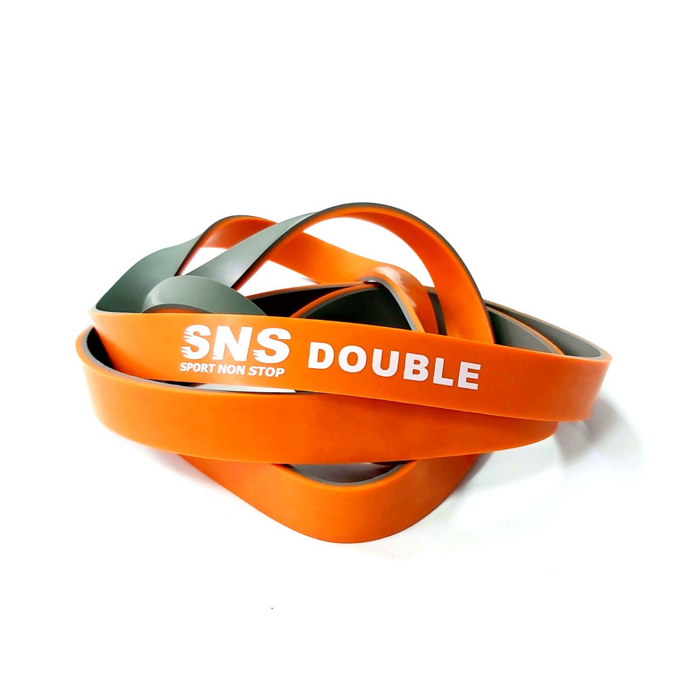 Еспандер стрічка-кільце подвійний SNS 145-22-DOUBLE Вишневе - фото 2