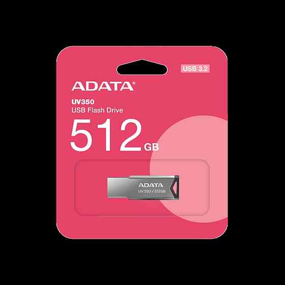 Flash A-DATA USB 3.2 UV 350 512Gb Silver Київ