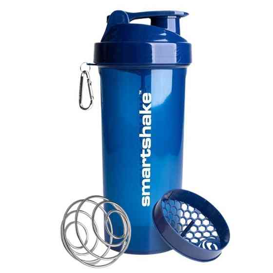 Шейкер спортивный для воды и спортивного питания Smartshake Lite 1000ml Navy Blue Киев