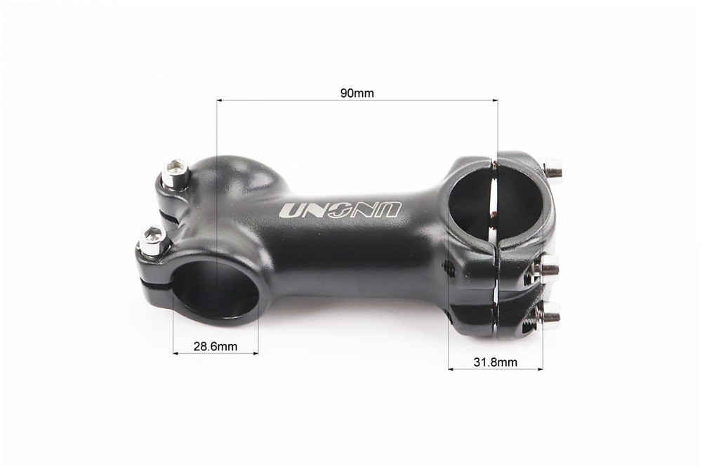 Винос керма MTB 28,6x31,8х90мм, алюмінієвий, чорний AS-601 Київ - фото 2