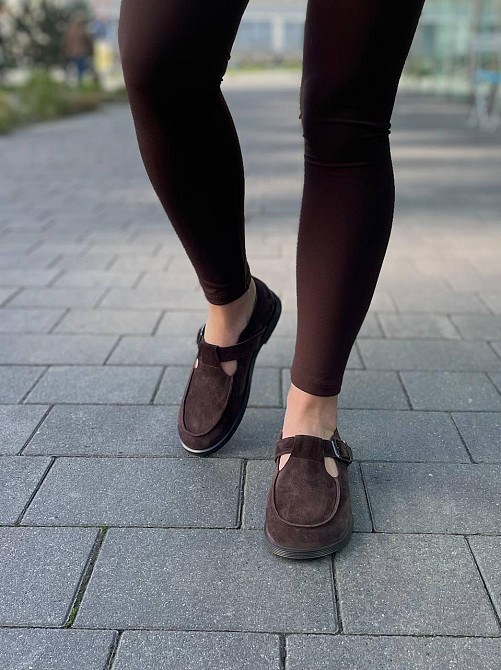 Vanessa Лофери жіночі VANESSA T-304-02 шоколадні (весна-осінь, замша натуральна) (5830) Коломыя - изображение 9