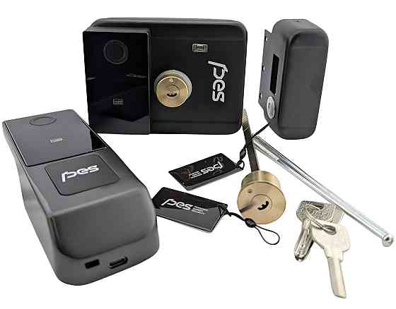 PES Gate 2 чорний електромоторний замок для каліток Київ