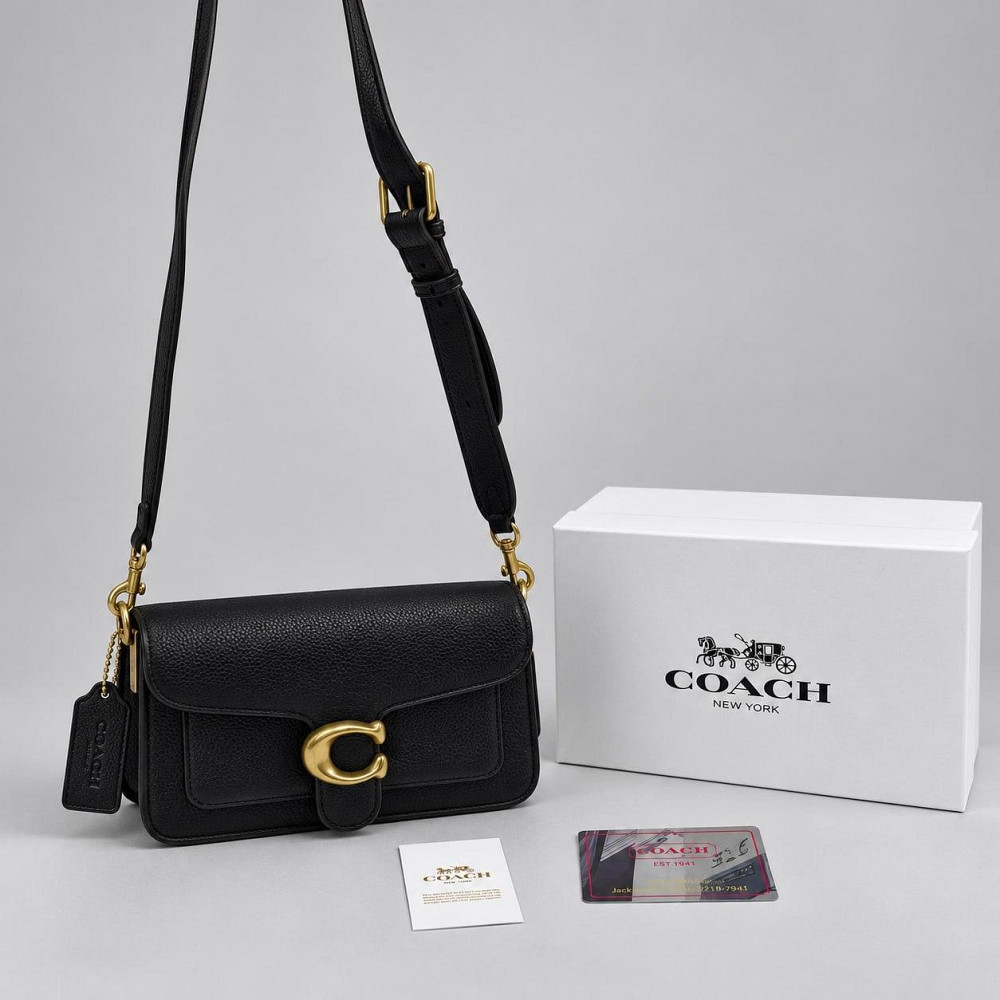 Женская сумочка Coach Tabby Shoulder black Lux Киев - изображение 2