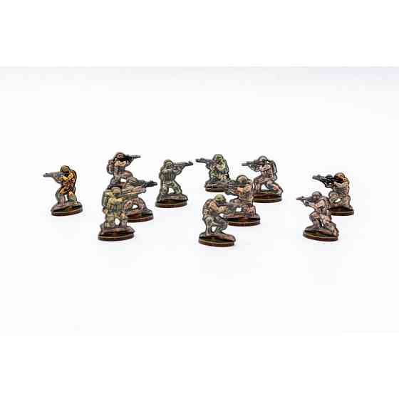 Набір дерев'яних фігурок "Солдатики" Puz-22933, 15 фігурок Вінниця