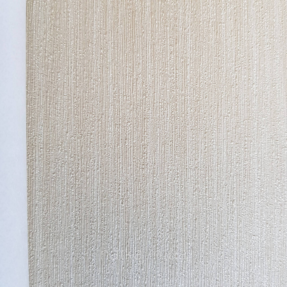 Шпалери метрові вінілові на флізелін дизайнерські Erismann Elle однотонні тонка смужка під тканину золотисті Київ - фото 1