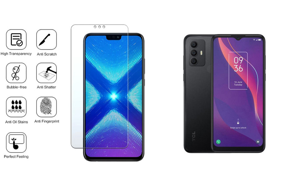 Защитное стекло NeoGlass для TCL 305, TCL 306 – ультрапрозрачное и устойчивое Киев - изображение 4