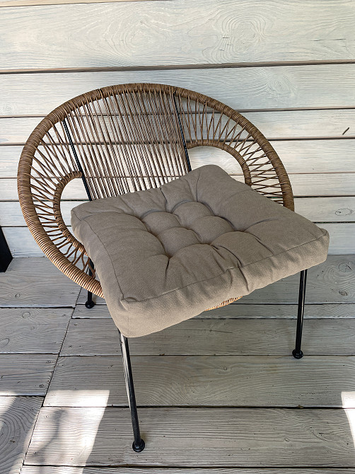 Подушка для стільців (50x50х8 см) Decorator Соро колір тауп 84-049 Київ - фото 2