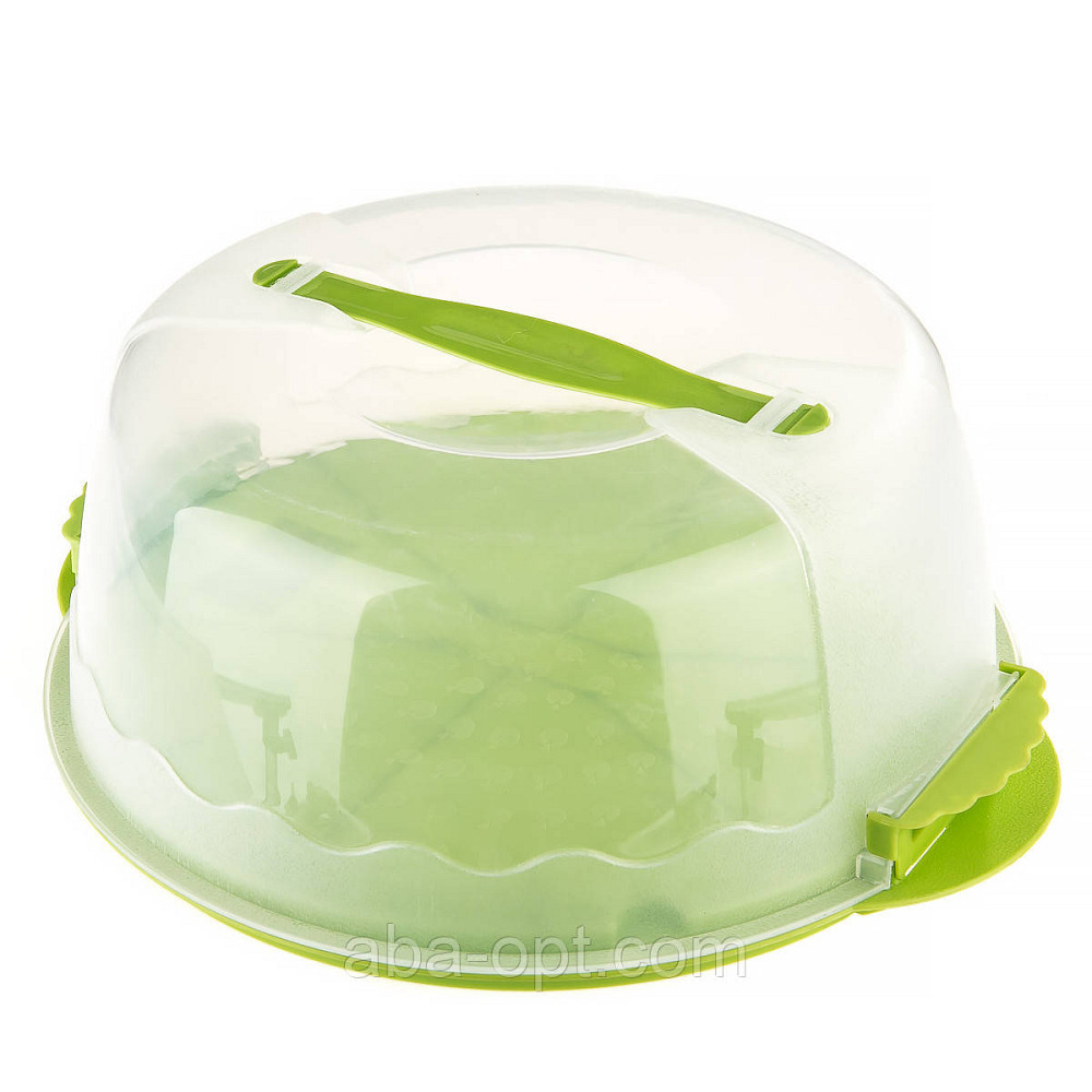 Тортовница с крышкой пластиковая Ø 32 cм (шт).Aba-Opt Одесса - изображение 1