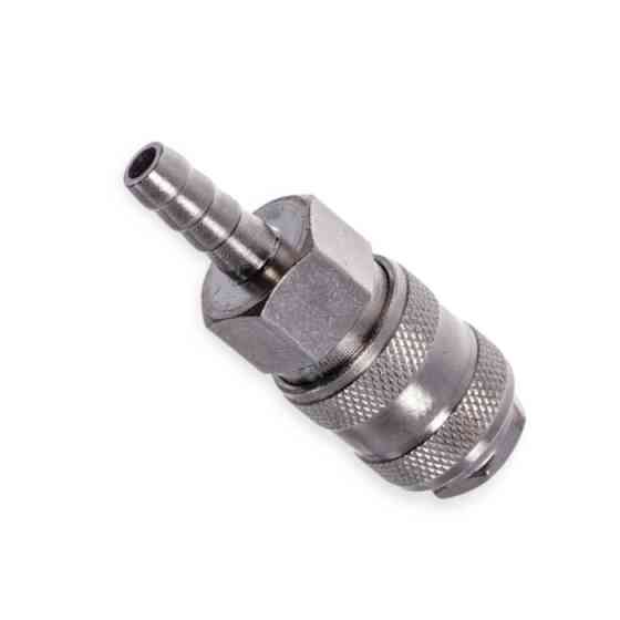 Быстросьёмное соединение с клапаном под шланг d- 6 мм Мукачево