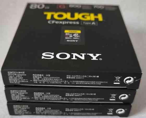 Карта памяти: Sony 80GB.CFexpress Type A CEAG80T.SYM. Киев