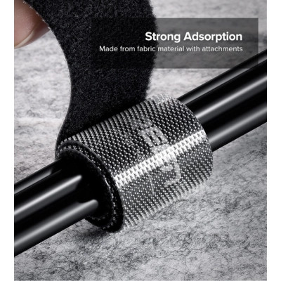 Набор для крепления лента-липучка LP124 20mm Cable Tie Band 5m Black Ugreen (40356) Винница - изображение 2