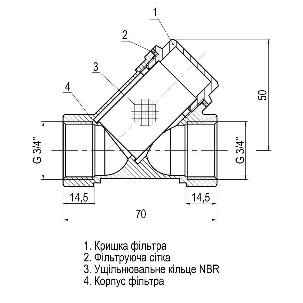 Фільтр грубого очищення SOLOMON 3/4″ 8011 Тернопіль - фото 5