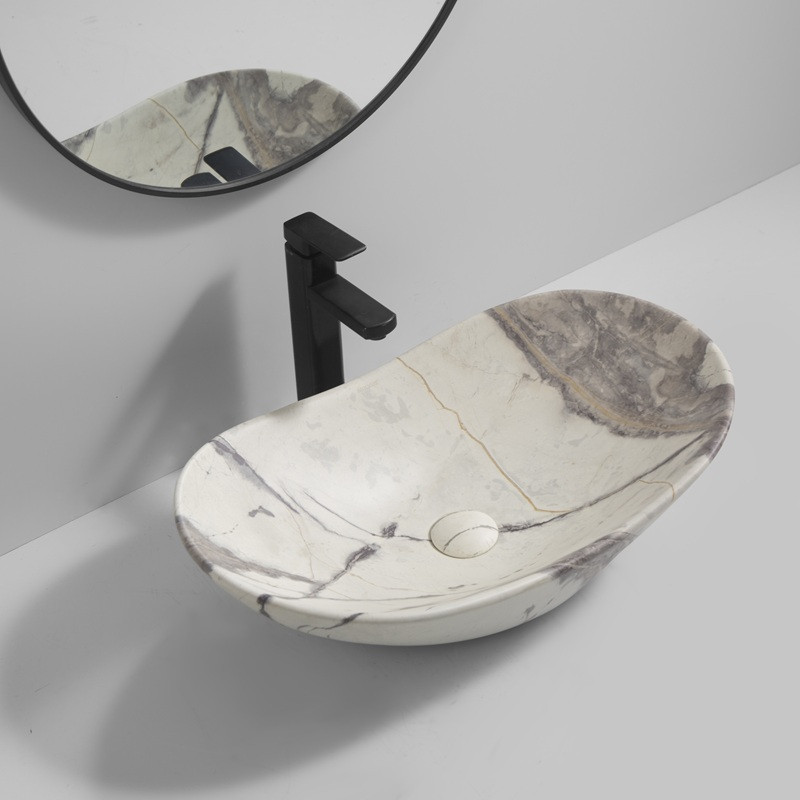 Раковина накладна MIXXUS PREMIUM WAVE-0106 MARBLE 620х360х160mm   ( MP6560 ) 28324 Харків - фото 3