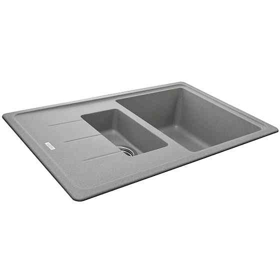 Гранітна мийка Globus Lux IZEO сірий камінь 780x500 мм-А0005 Київ