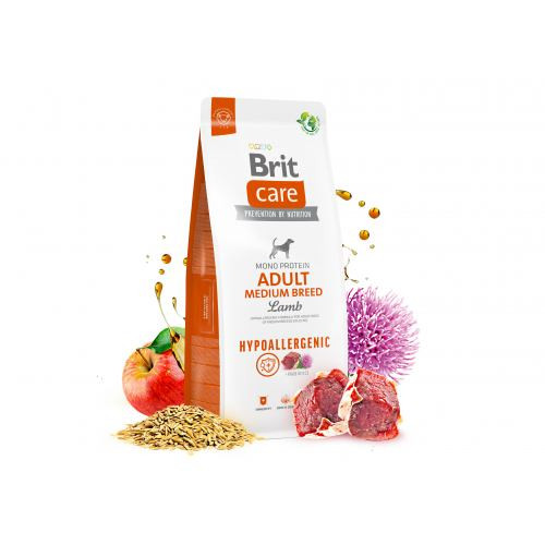 Корм сухий Brit Care Dog Hypoallergenic Adult Medium Breed для собак середніх порід гіпоалергенний з ягням 12 кг Київ - фото 10