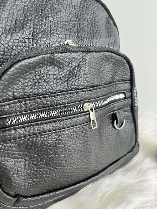 Рюкзак городской молодежный женский черный Киев - изображение 7