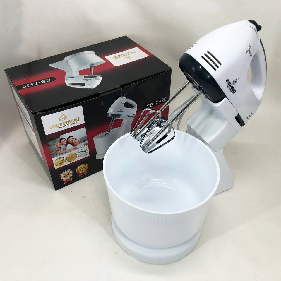 Прочный ручной миксер для ежедневного использования Crownberg, Ручной миксер с чашей WZ-83 Львов - изображение 20