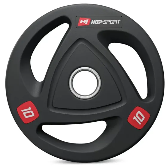 Блин олимпийский с хватом 10 кг 51мм Hop-Sport Киев