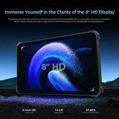 Планшет OUKITEL RT3 plus 8" 4/128GB/ NFC / LTE Black (6941749808516) Винница