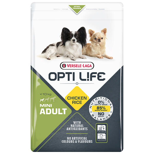 Opti Life Adult Mini ОПТИ ЛАЙФ ВЗРОСЛЫЙ МИНИ МАЛЫХ сухой суперпремиум корм для собак мини и малых пород Киев - изображение 1