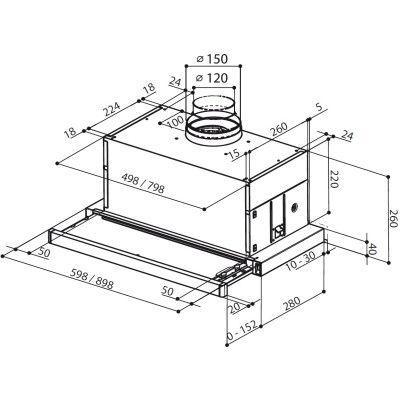 Вытяжка кухонная Faber Maxima Ng Eco Ev8 Wh A90 (315.0635.141) Винница - изображение 2