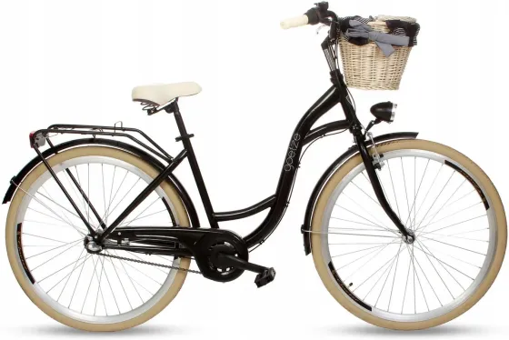 Велосипед Goetze Style 28 3B Kosz Biały Czarny Киев