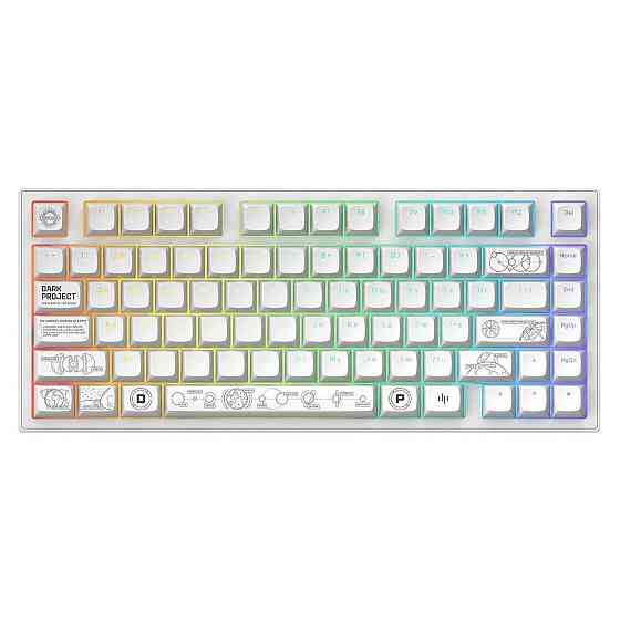 Клавіатура Dark Project ALU81 Terra Nova White (DPKB_NOVA_81_ANSI_WHITE_UA) ( Білий ) Харьков