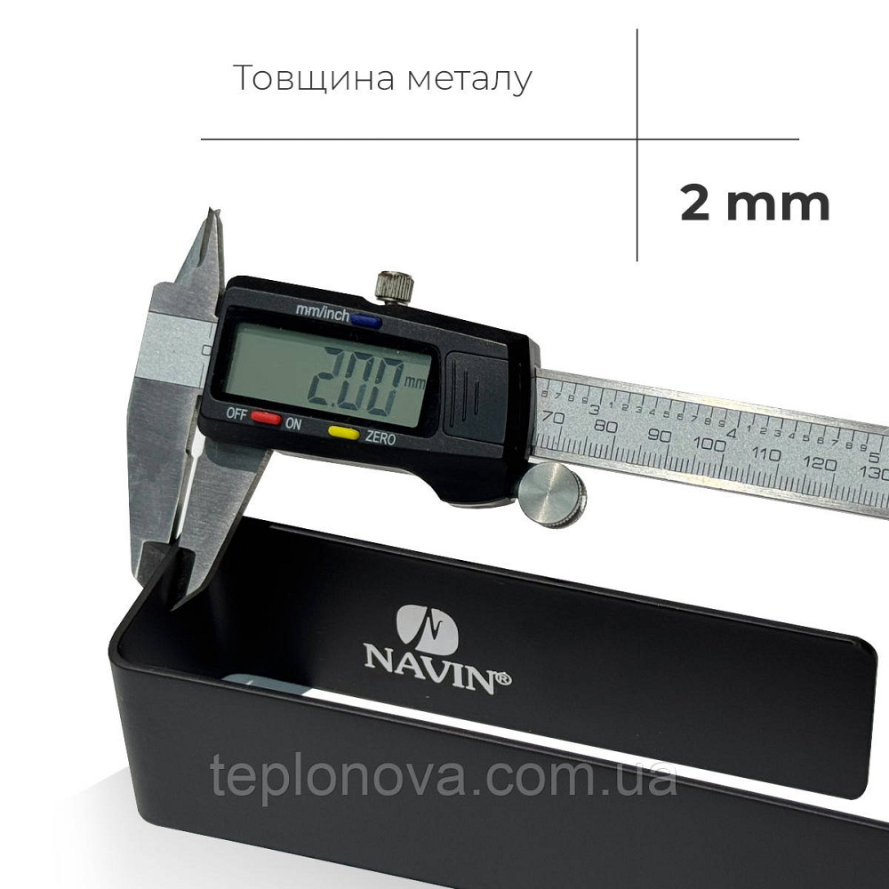 Полотенцедержатель Navin 230 мм, черный матовый Черновцы - изображение 3