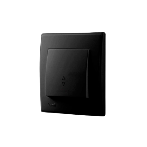 LESYA антрацит Вимикач внутрішній прохідний Лезард Житомир