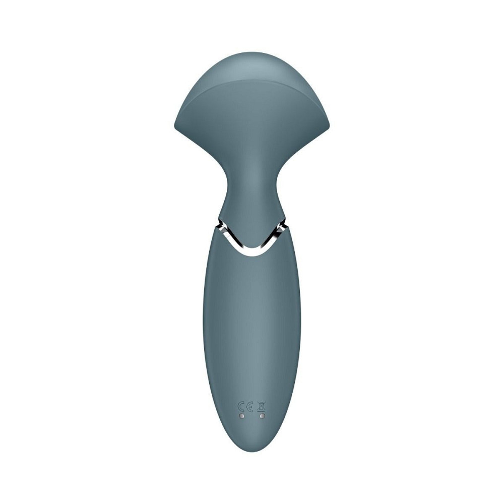Универсальный компактный мощный массажер Satisfyer Mini Wand-er серый Sex Aura Киев - изображение 3