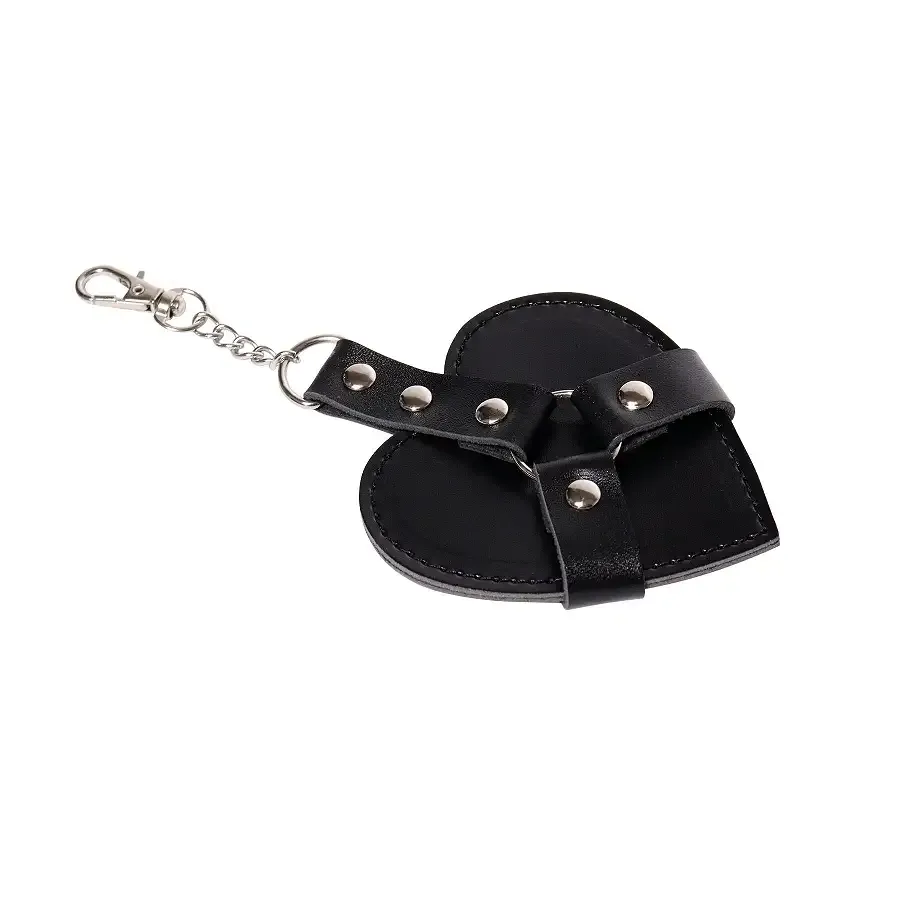 Брелок на карабіні для ключів Art of Chained Heart, Чорний Львов - изображение 2
