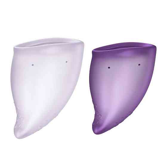 Набір менструальних чаш Fun Factory FUN CUP EXPLORE KIT, 2 шт, Multicolored Violet, об’єми 20 та 30 мл Sex Aura Київ