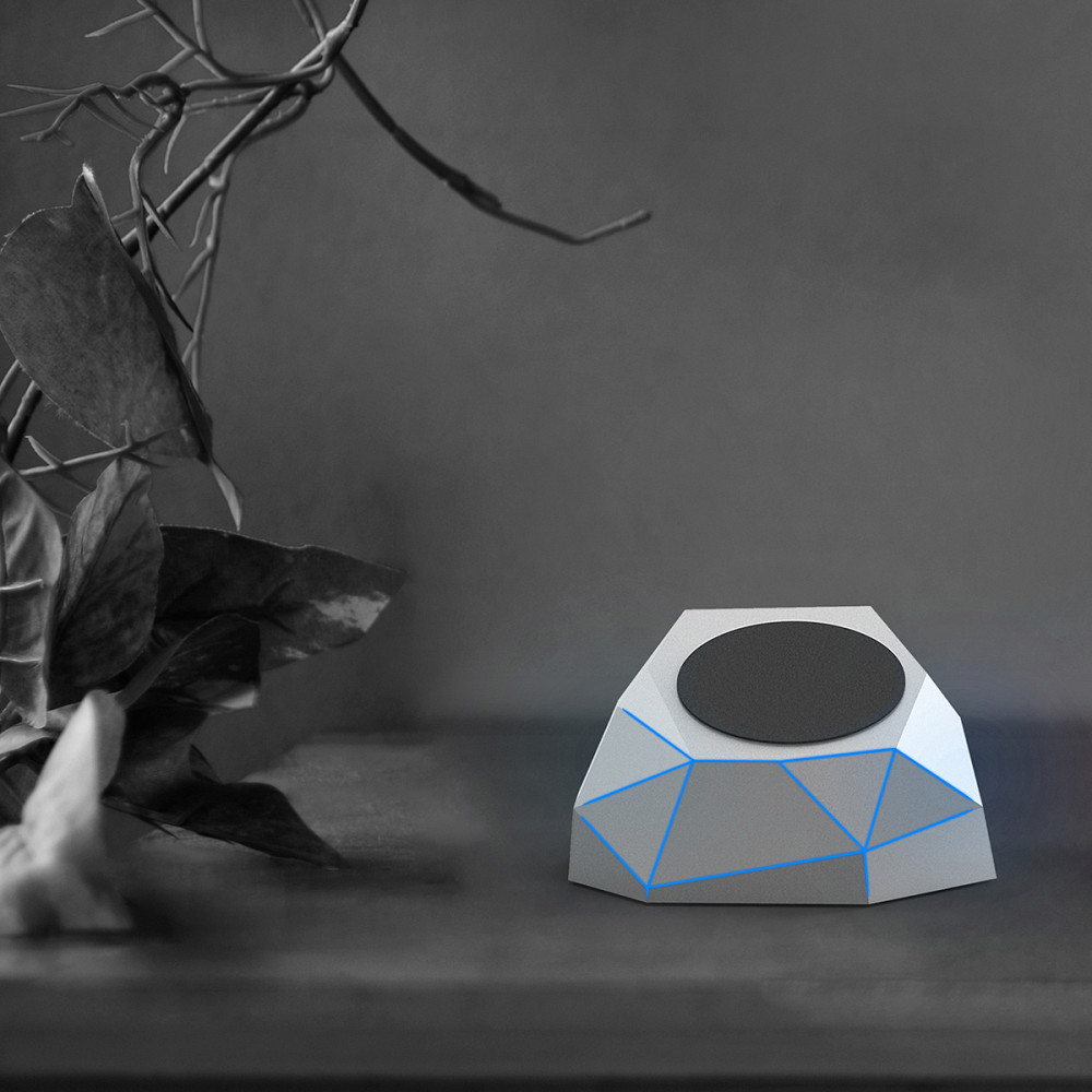 Бездротовий Зарядний Пристрій Xoopar -Geo Dock (Сріблястий З Синьою Led-Підсв) Дніпро - фото 7