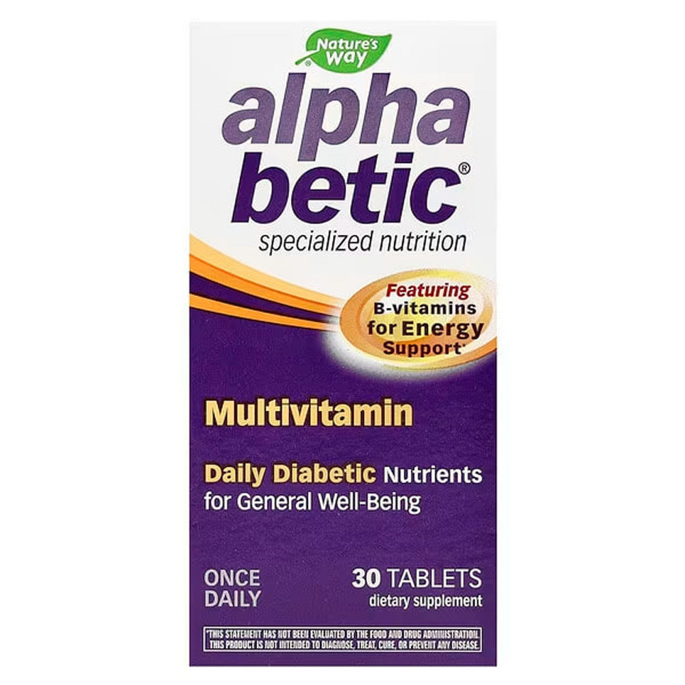 Мультивітаміни для діабетиків Nature's Way Alpha Betic Multivitamin 30 таб Київ - фото 2