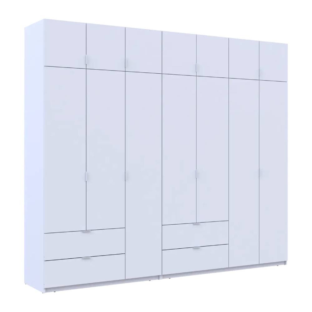 Шафа для одягу Doros Лукас Біла 3+4 ДСП 280х50х240 DRS-011686 (42005118) Львів - фото 7