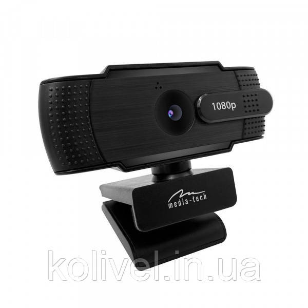 Веб-камера Media-Tech LOOK V Privacy Full HD 2Mpix чорна (MT4107) Київ - фото 1