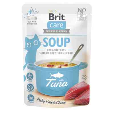 Влажный корм для кошек Brit Care Soup with Tuna с тунцем 75 г (8595602569205) Винница