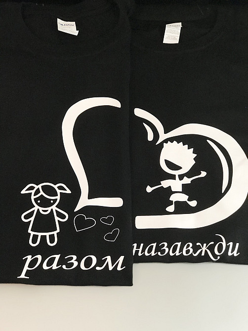 Парні футболки для хлопця та дівчини з Розом назавдяки Чернівці - фото 1