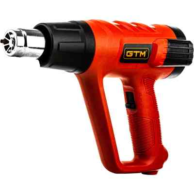Будівельний фен GTM HG2000EM, 2000Вт, 80-600С, 300/500л/хв, LCD-дисплей (HG2000EM) Вінниця
