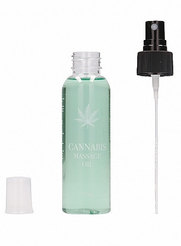 Массажное масло Shots - Cannabis Massage Oil, 100 мл Sex Aura Киев - изображение 2