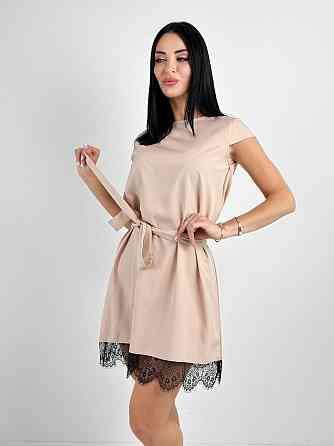 Літня елегантна сукня "Шеррі" оптом | Розпродаж моделі Бежевий, 40-42 Київ