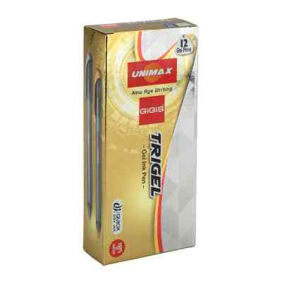 Ручка гелевая Unimax Trigel-2, серебряная (UX-131-34) Винница