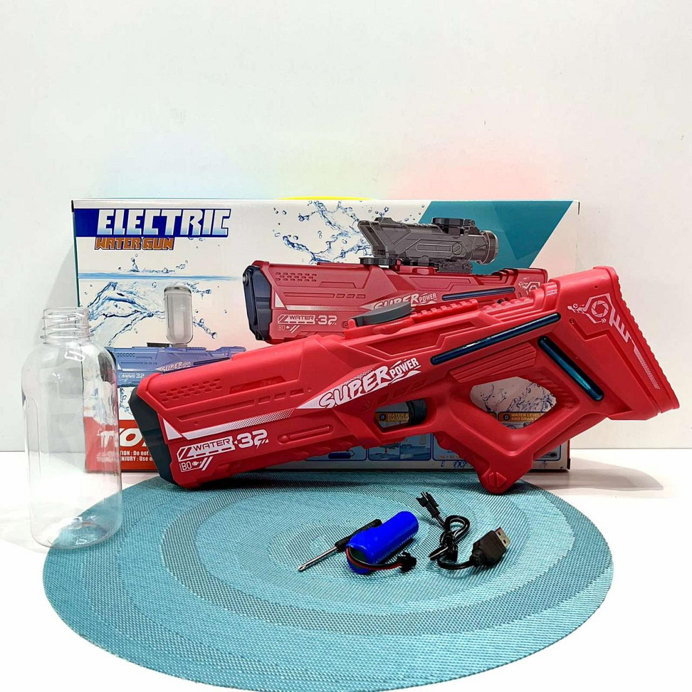 Автомат водяний на акумуляторі 40см Червоний (9002) Чернигов - изображение 3