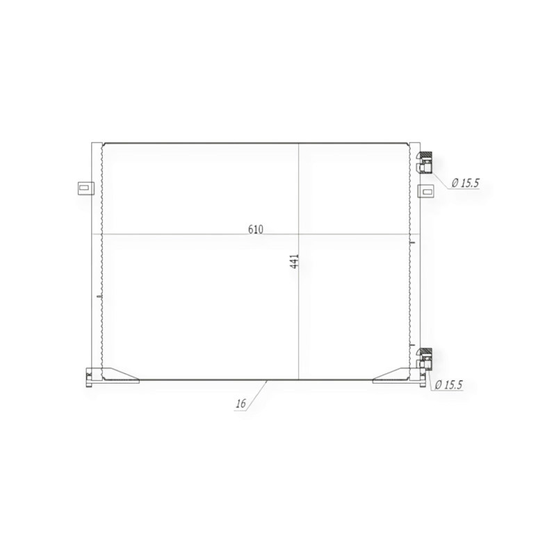 Радиатор Рено Trafic 1.9 dCI, 2.0 01- 390249 кондиционера Мукачево - изображение 1