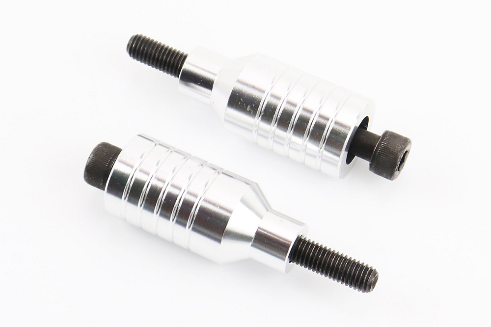 Пеги для самоката 55 мм, алюмінієві, сірі, к-кт Київ - фото 1